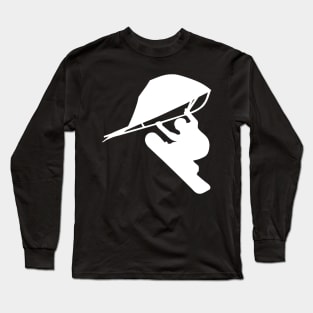 Snowboarder with kitewing Long Sleeve T-Shirt